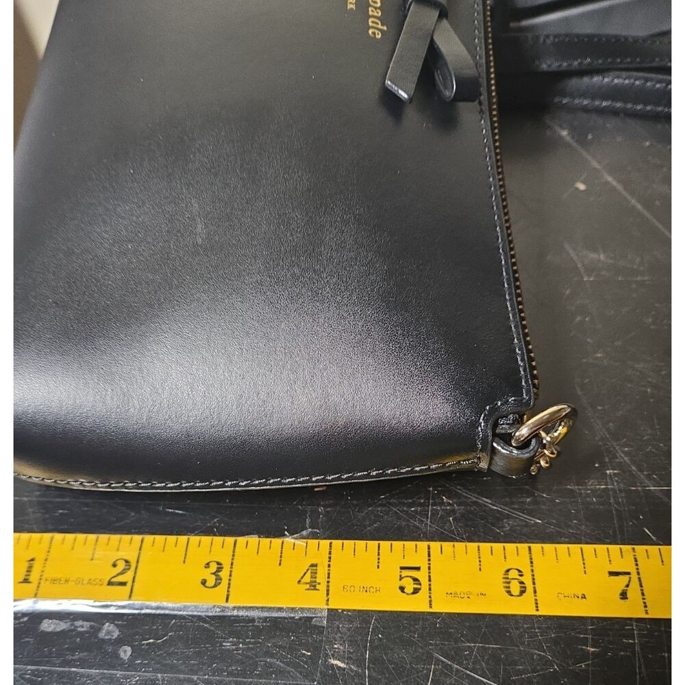 Kate Spade New York Sawyer Street Declan Black Leather Crossbody Bag - Picture 12 of 13